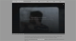 Desktop Screenshot of cecilybrennan.com